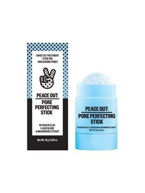 PEACE OUT Pore Perfecting Stick Acne Solution & Blackhead Remover 0.53oz NIB NEW